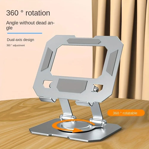 360° Rotatable Tablet Stand Adjustable Foldable Desktop Stand Holder Compatible For 4.7-12 Inch Ipad Pro/Air/Min Laptop Tablet