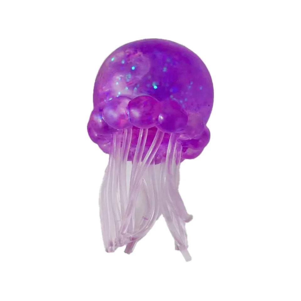 Squishies Jellyfish Squish Toy Fidget Toy, Water Sensory Soft Jelly Squeeze Stress Relief Fidget Toy